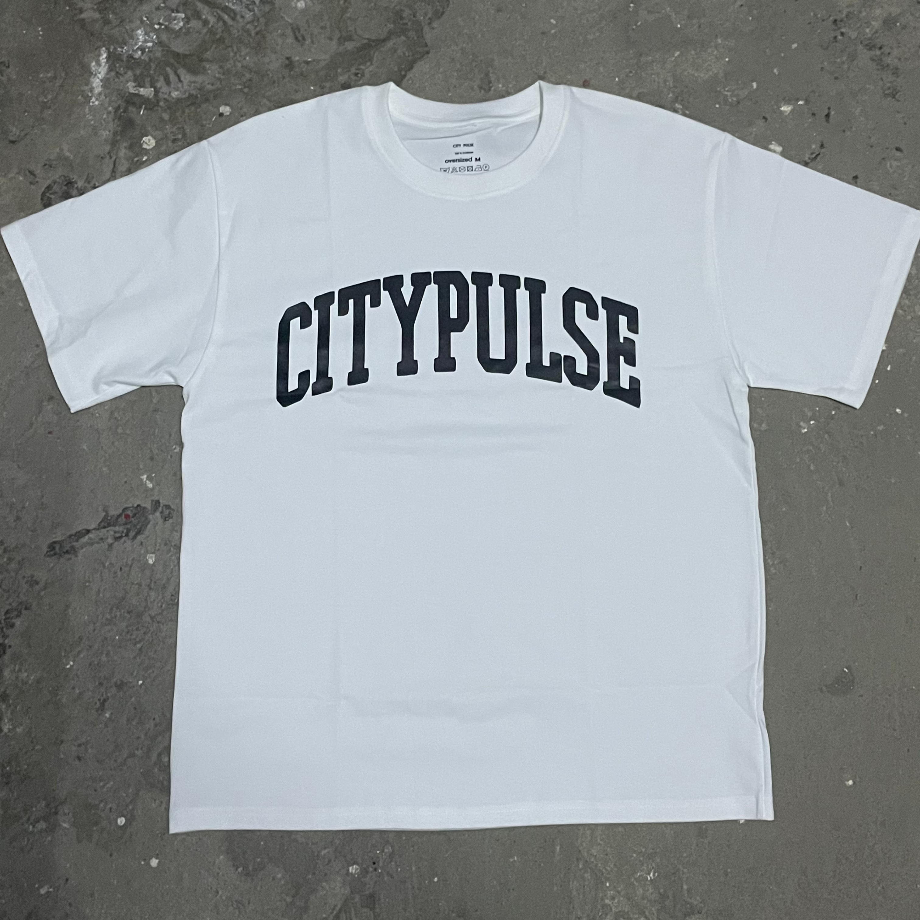 CITYPULSE CLASSIC ARCH LOGO TEE (WHITE)