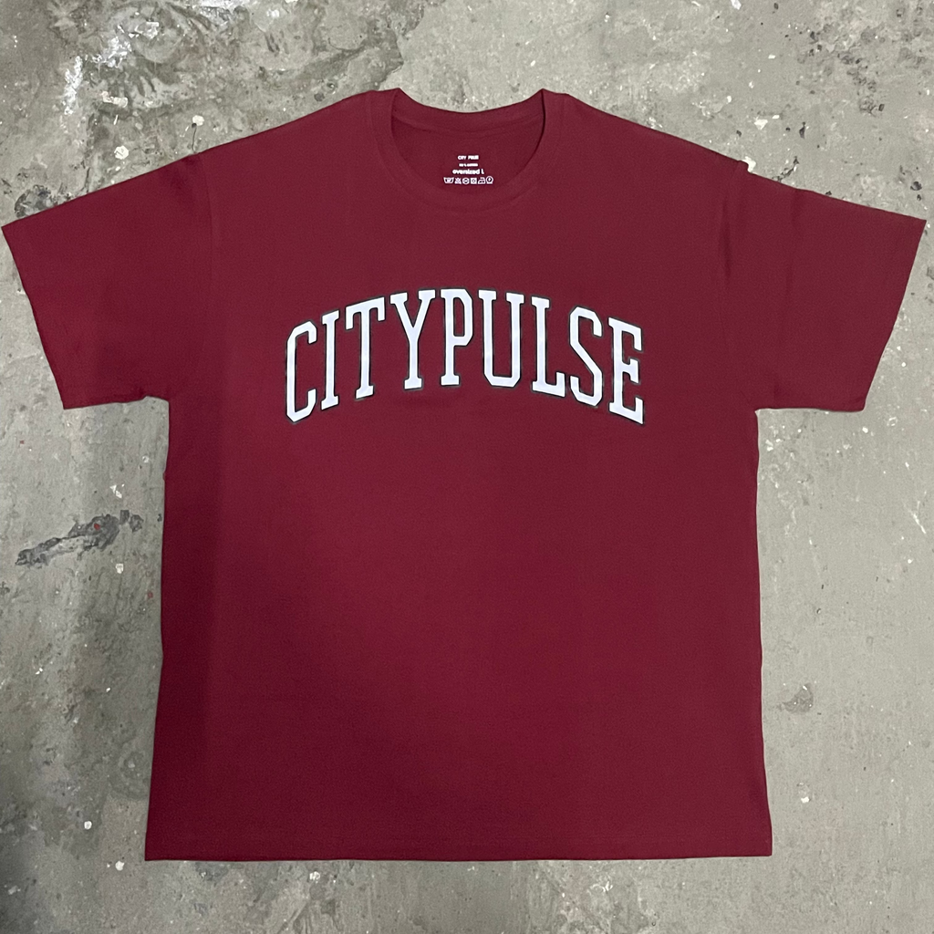 CITYPULSE CLASSIC ARCH LOGO TEE (WINE RED)