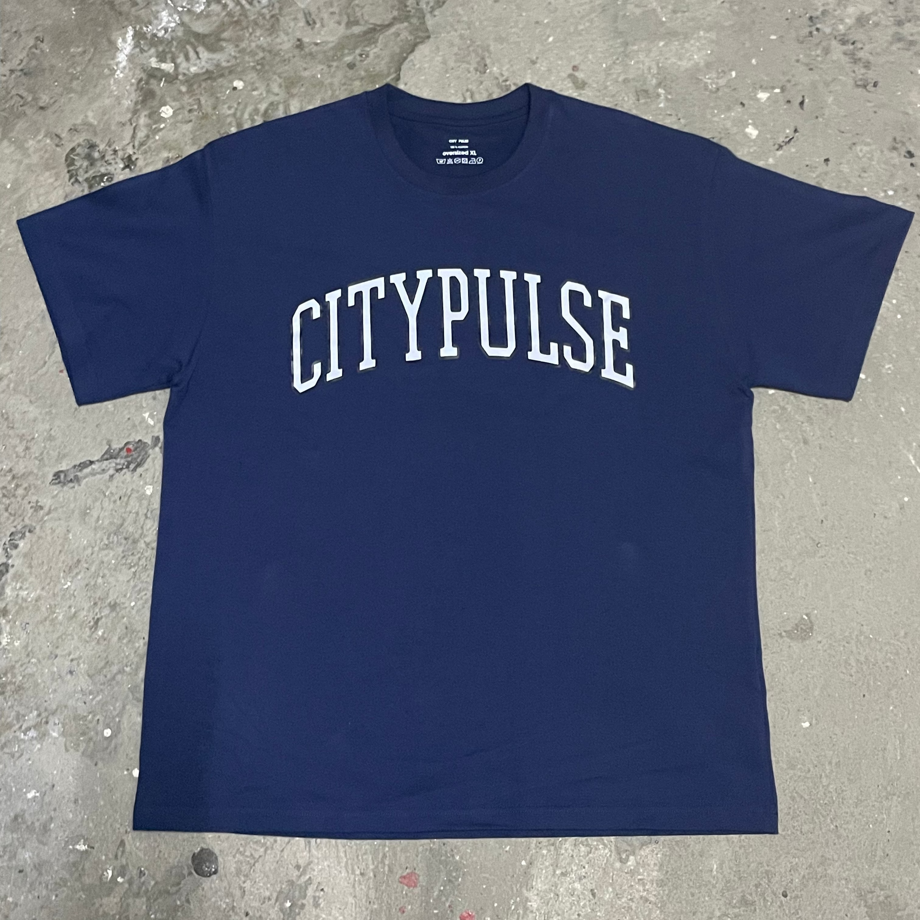 CITYPULSE CLASSIC ARCH LOGO TEE (NAVY BLUE)