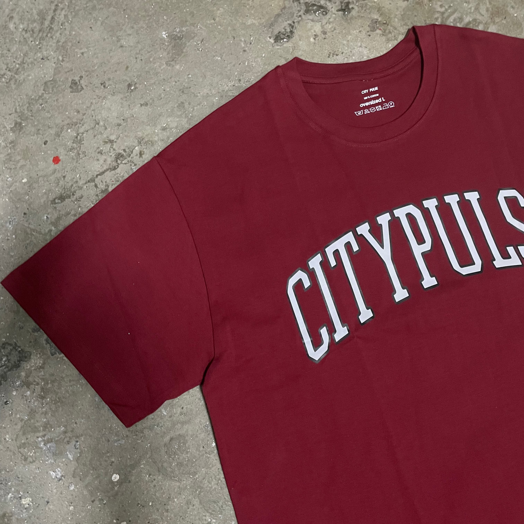 CITYPULSE CLASSIC ARCH LOGO TEE (WINE RED)
